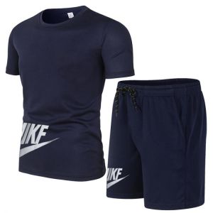 Summer Men's Set Sports Shorts Set Breathable Quick Drying Pants Fitness Competition Training Basketball Set T-shirt Nike - Men's 
